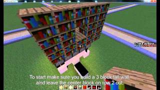 Redstone tutorial - Compact hidden enchanting table!