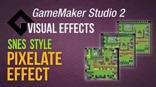 Snes style pixelation- quick n dirty  [GameMaker Studio 2 | Vfx]