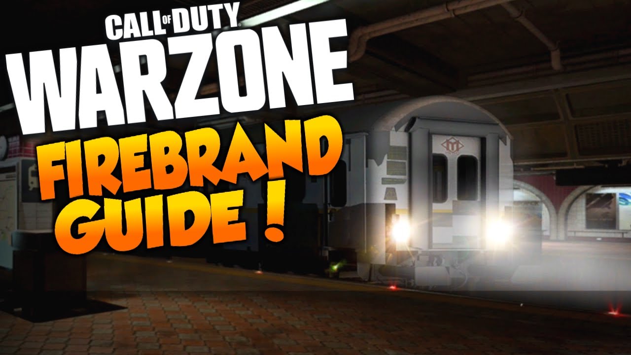 Call Of Duty WARZONE How To Unlock The "FIREBRAND" LMG + Complete The Metro Easter Egg! YouTube