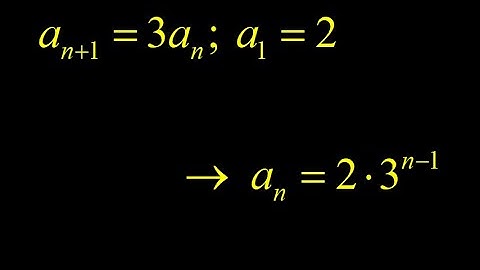 Infinite sequence:  explicit formula from recursive formula.