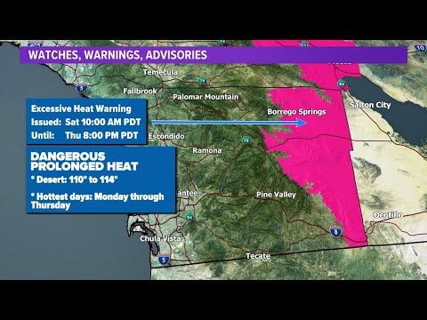 Scorching temps hit San Diego County during first weekend of summer ...