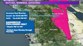 Scorching temps hit San Diego County during first weekend of summer