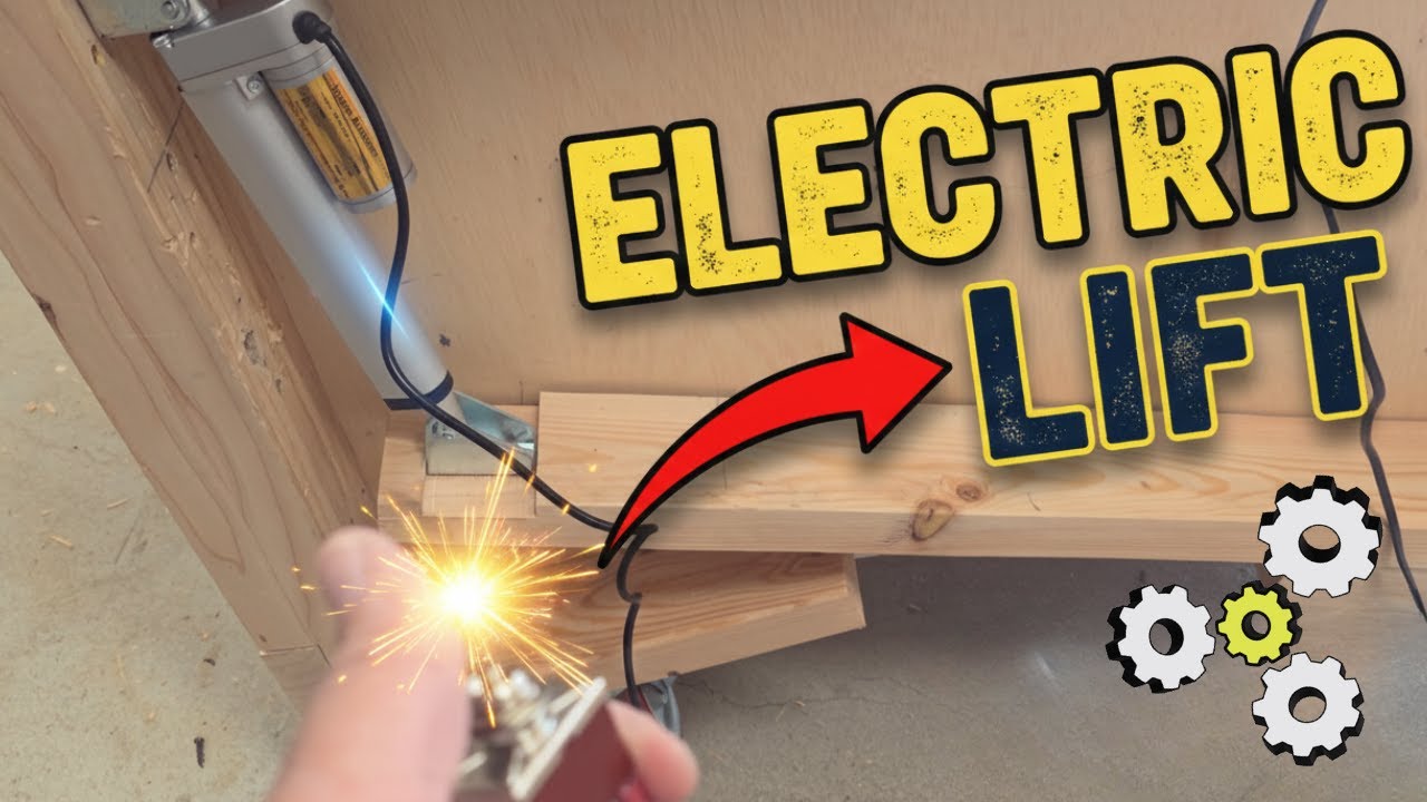 Push Button Lift System Makes This Workbench Insane