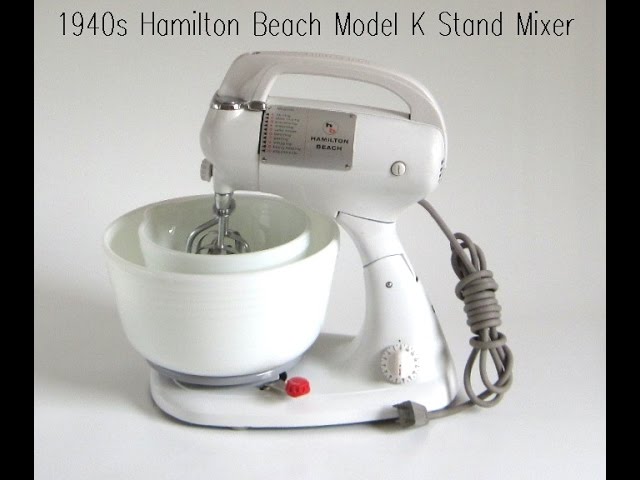 Does anyone know anything about this mixer? I know it's an model k Hamilton  Beach mixer. But I am mainly curious about the age of it and if there is  any attachments