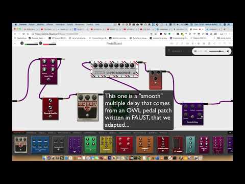 WebAudio plugins created using the new FAUST Online IDE