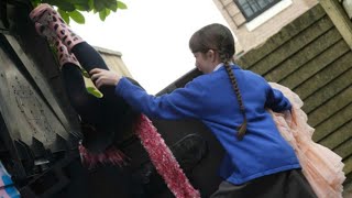 Eastenders - Dotty Pushes Tiffany Into The Bin February 4 2010