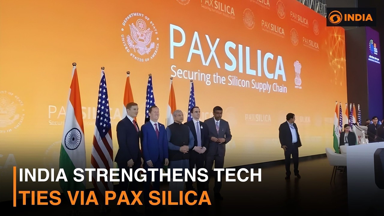 India Strengthens Tech Ties via PAX Silica | DD India