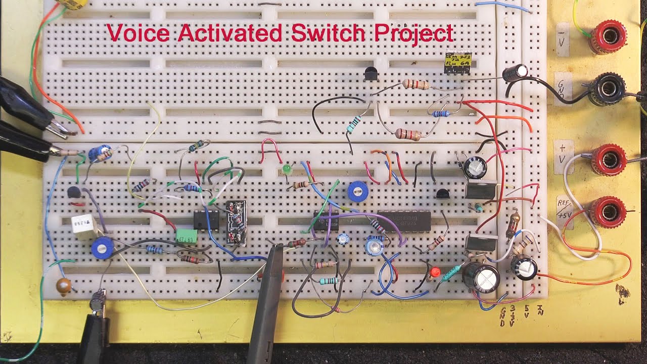 Voice Activated Switch Project (VOX) - YouTube