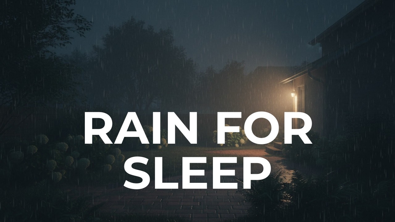 6 Hours of Gentle Night Rain for Deep Sleep 🌧️ No Sudden Noises | Quiet Drift