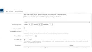Creating Multiple Choice Questions in ILIAS