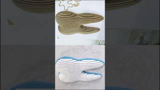 Turn your phone 🔄 Tooth Wall Art #cncrouter #parametricdesign #wallart #wood #dentalclinic