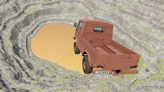 Yerçekimine Meydan Okuyor Beamng.drive Da Arabalar Marsta Ölümün Sıçrayışını Gerçekleştiriyor