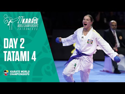 Karate World Championships Friday Tatami 4 All The Action From Cairo LIVE 