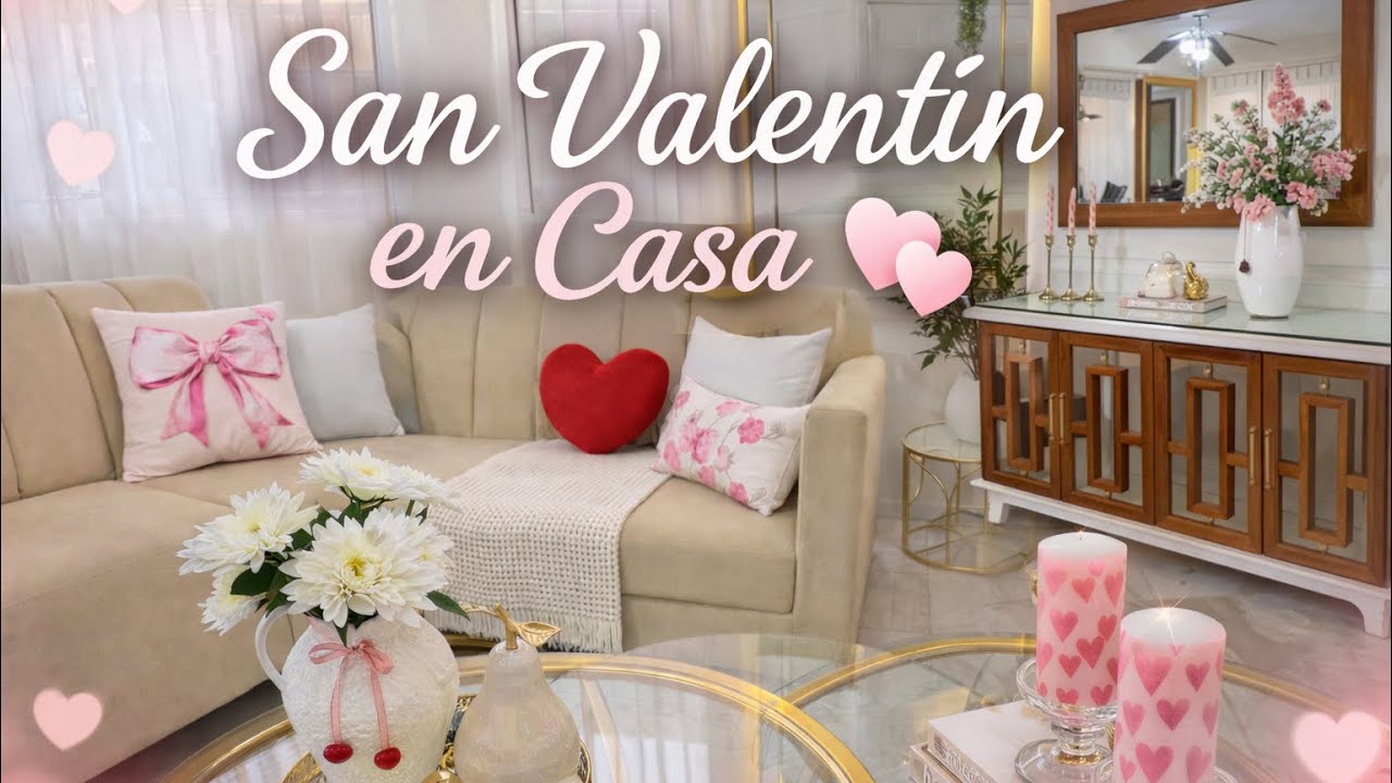 Decoración de la Sala para San Valentín 💕 | Idea Romántica y Sencilla en Casa