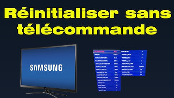 Comment réinitialiser une TV Samsung sans télécommande ? 🔄📡