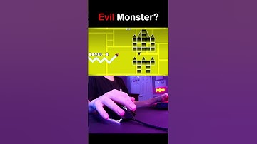 Geometry Dash: This Monster Is So Evil! #shorts