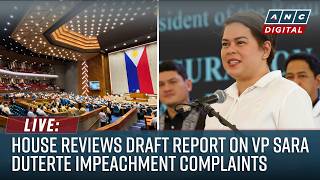 LIVE: House justice committee reviews draft report on VP Sara Duterte impeachment complaints | May 4