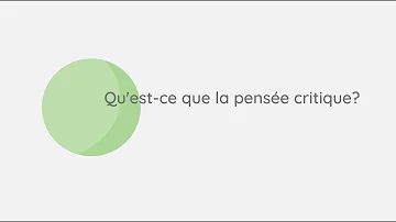 Pourquoi la pensée critique Est-elle importante