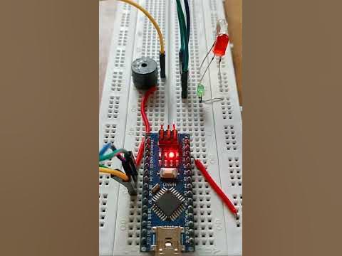 Serial Blinking of leds and VAC in traffic system|| #engineering # ...