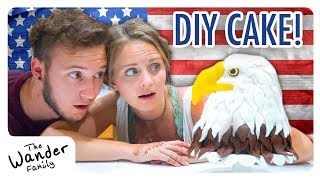 BEST DIY FOURTH OF JULY CAKE! | The Wander Family