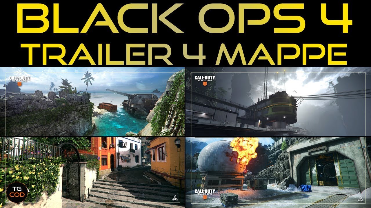 BLACK OPS 4 ITA - TRAILER PANORAMICA DELLE MAPPE FREQUENCY, SEASIDE, CONTRABAND E PAYLOAD [BO4 ITA]