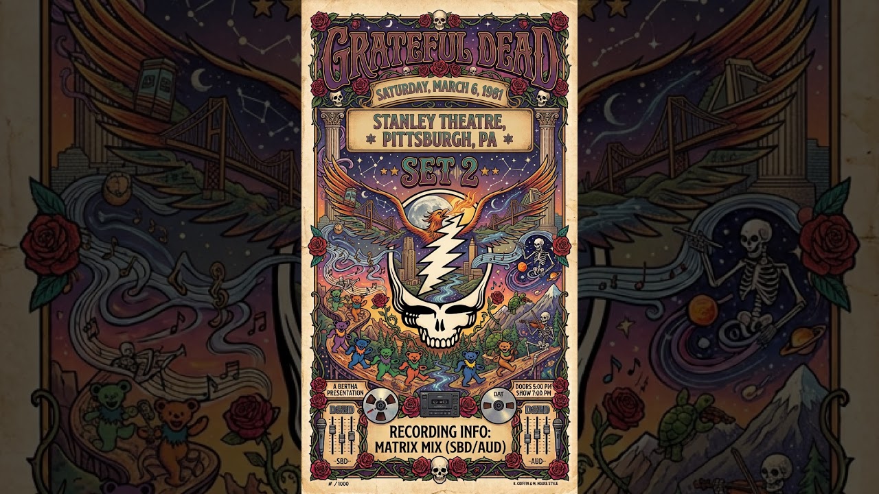 Grateful Dead - 3.6.1981 - Set 2 - Stanley Theatre - Pittsburgh