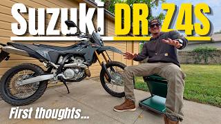 I bought a Suzuki DR-Z4S / First ride and thoughts
