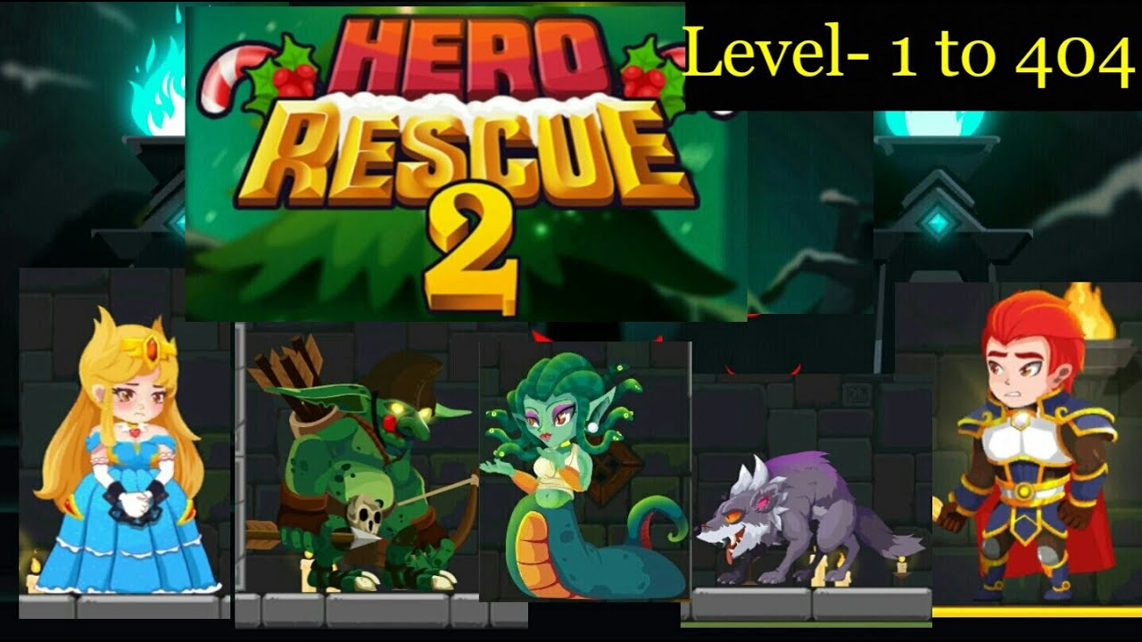 Hero Rescue 2 level 1 to 404 | gameplay | Check the channel for all levels| My Gameplay Reaction