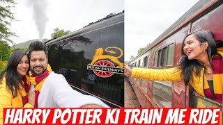 HARRY POTTER ki TRAIN me RIDE karli ||  HOGWARTS EXPRESS