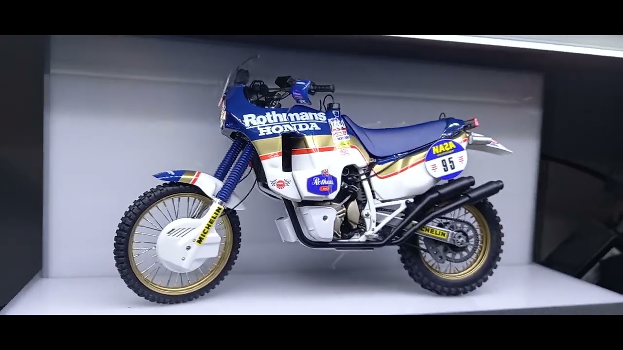 Tamiya 1/12 Rothmans Honda NXR750 Paris Dakar Rally Winner - YouTube