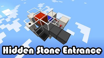 Fully Hidden Stone Generator Entrance [Minecraft 1.8]