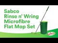 Using the Sabco Rinse & Wring Microfiber Mop 🧹