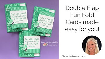 Double Flap Fun Fold Cards Made Easy for You!