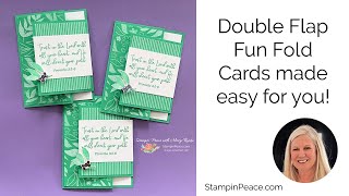Double Flap Fun Fold Cards Made Easy for You!
