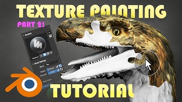 TEXTURE & RIG a DINOSAUR in 3D! - Blender 3.2 Tutorial PART [2/2]