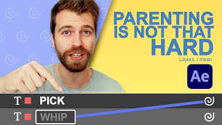 Linking and Parenting in After Effects / Pick whip Ae tutorial