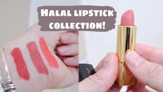 SWATCHING OUR HALAL LIPSTICKS! 10 halal shades! screenshot 2