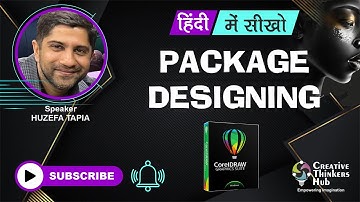 3D package design | CorelDraw in Hindi | Creative Thinkers Hub | Huzefa Tapia