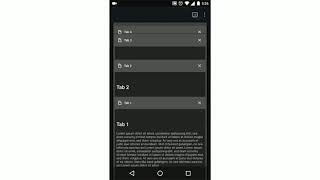 Android Libraries - Chrome Like TabSwitcher