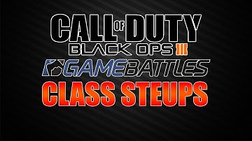 CoD Black Ops 3: Best eSports/Gb/UMG Class Setups