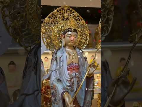 Video Bộ Tượng Tây Phương Tam Thánh Đồng Men Cổ, Có Lá Đề - youtube