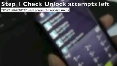 How to Unlock Sony Xperia ION LT28at from AT&T by Unlock Code cellunlocker.net