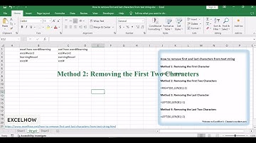 How to remove first and last characters from text string