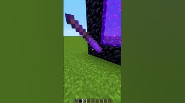 MINECART NETHER PORTAL HACK🤯|#shorts #minecraft