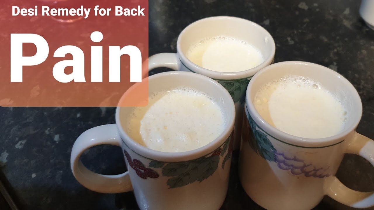 Boiled Milk With Egg| Desi Remedy For Back Pain
