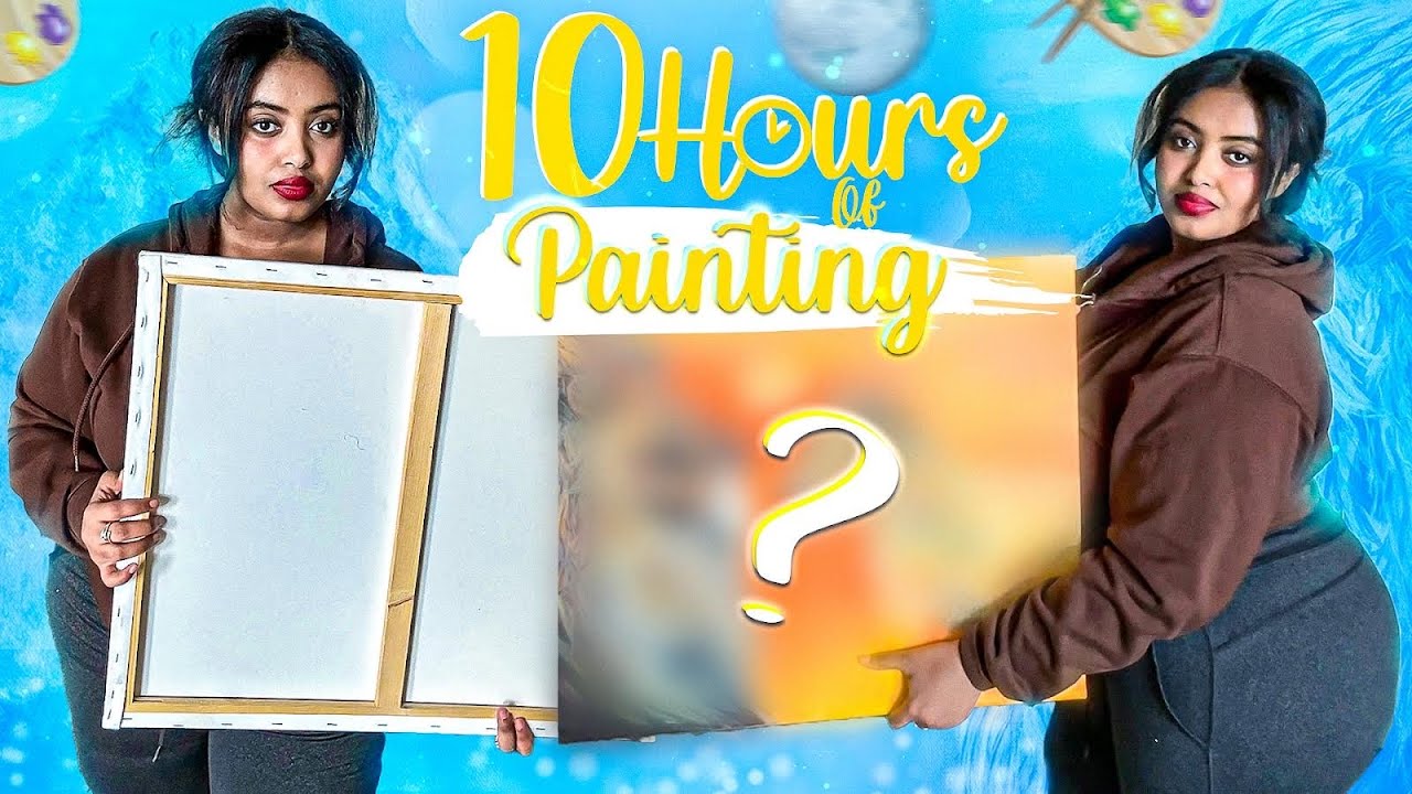 Let’s paint | painting a realistic lion & lioness | 10 hours of painting