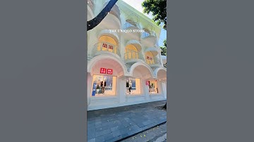 The prettiest Uniqlo store in Hanoi, Vietnam. 😍 #Hanoi #Vietnam #Uniqlo #travel