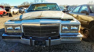 1983 Cadillac Fleetwood Brougham Junkyard Find