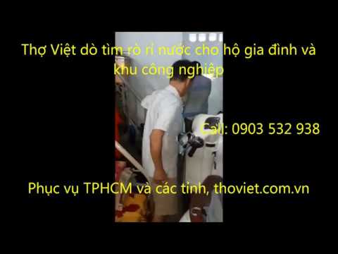 Video Dùng máy dò tìm ống nước bị bể ngầm trong lòng đất -... - youtube