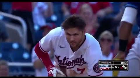 Trea Turner Hits for the Cycle! Third of His Career